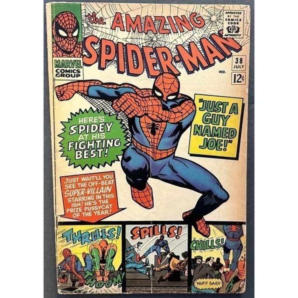 Marvel The Amazing Spider-Man 38 July 1966 Steve Ditko Stan Lee Silver🥹 - Picture 2 of 2
